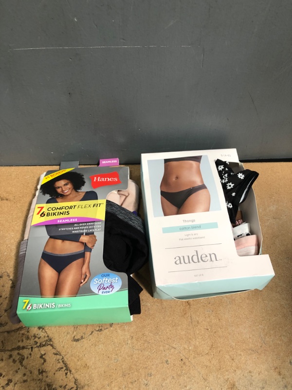 Photo 1 of 2 Packs of Assorted Women's Underwear Size S/M