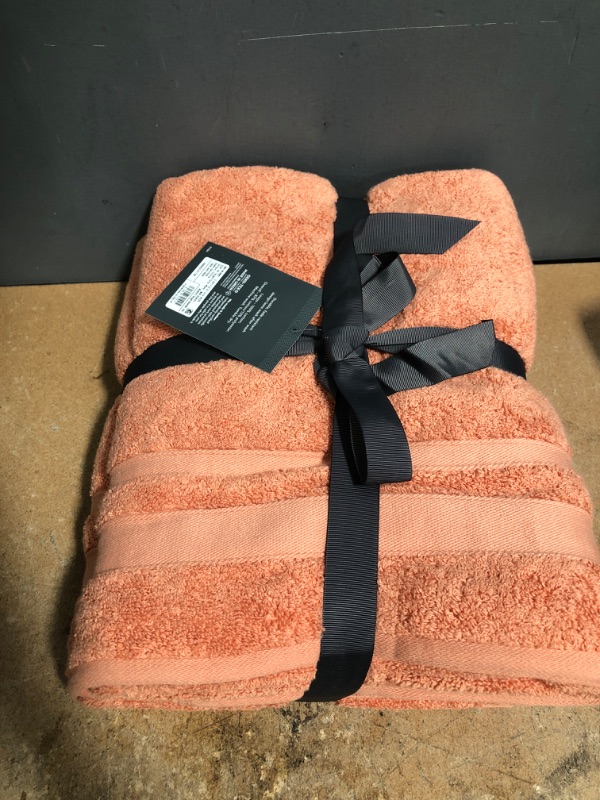 Photo 2 of 2pc Performance Bath Towel Set Coral - Threshold