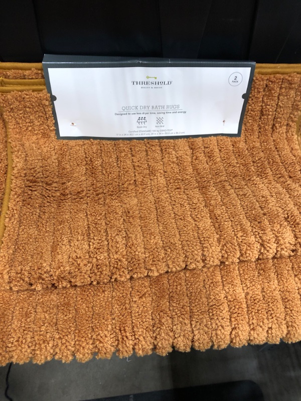 Photo 2 of 2pk Quick Dry Bath Rug Set - Threshold™