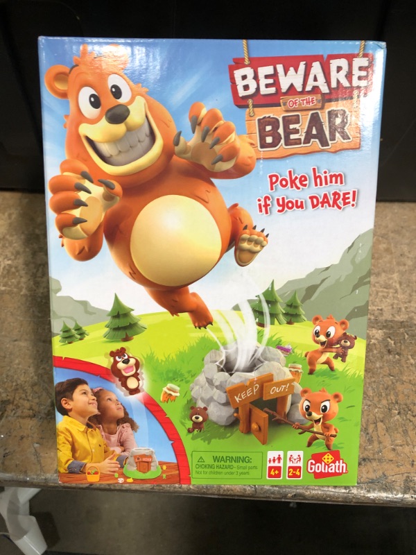 Photo 2 of Beware of The Bear Game - Poke The Bear and Sneak The Goodies Before He Wakes Up - Includes 24-Piece Puzzle by Goliath, Multi Color, 919582
