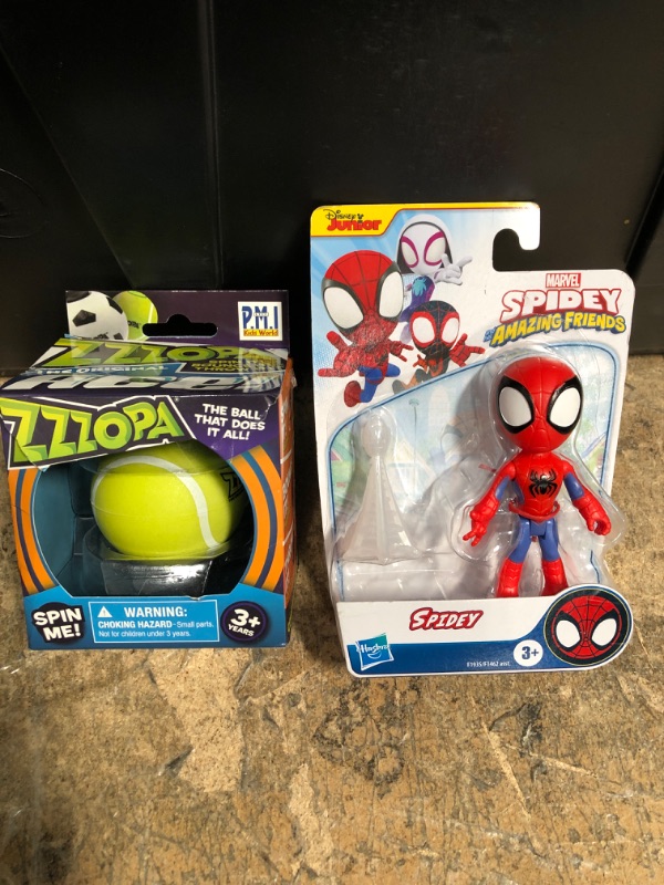 Photo 1 of BUNDLE OF ( 2 ITEMS) ZZZOPA BALL -- SPIDEY AMAZING FRIENDS 
