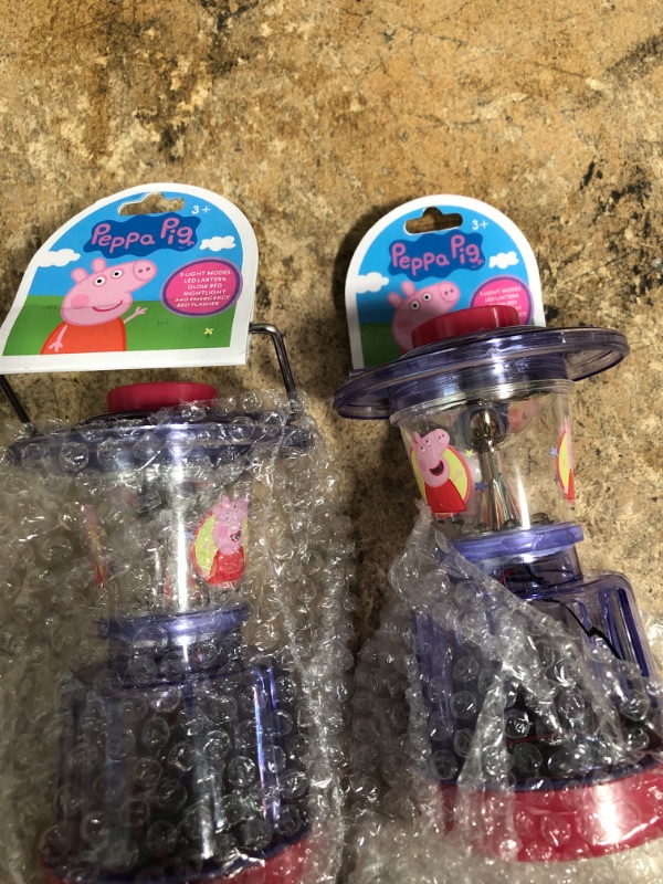 Photo 1 of BUNDLE OF (2 ITEMS ) KIDS LIGHT LANTERN PEPPA PIG 