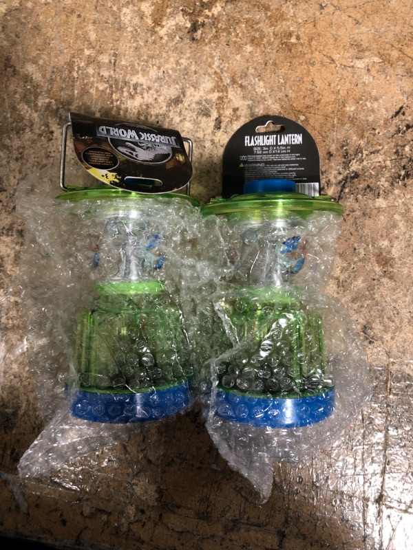 Photo 1 of BUNDLE OF (2 ITEMS ) KIDS LIGHT LANTERN JURASSIC WORLD