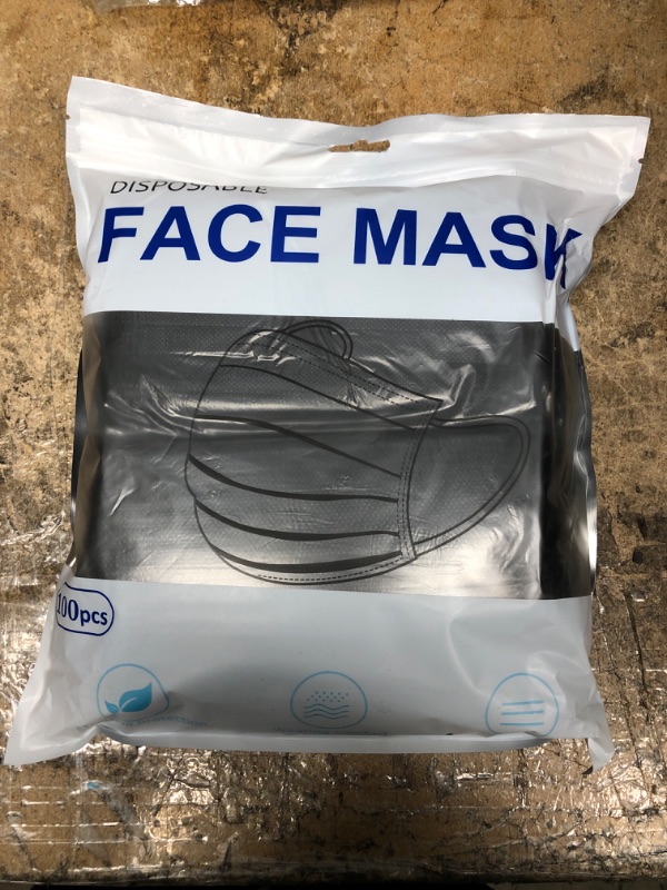 Photo 2 of 100Pcs Disposable Face Masks