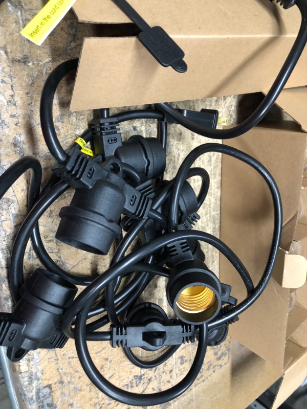 Photo 4 of Smith & Hawken 10ct LED Outdoor Non- Drop String Lights Black