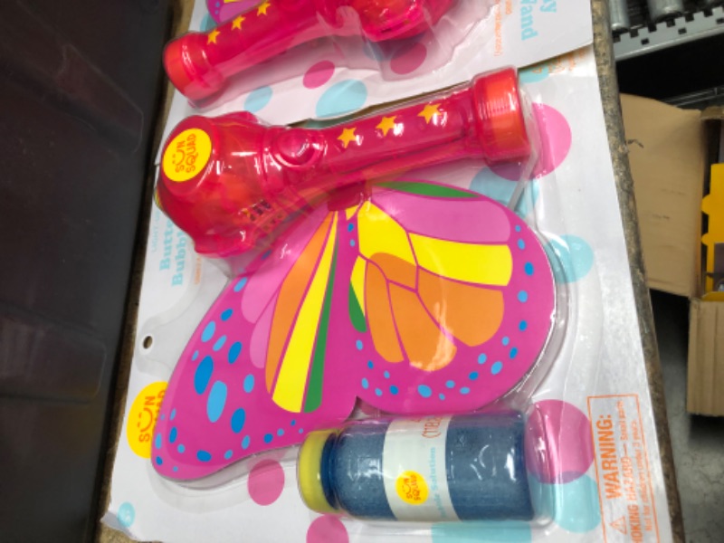 Photo 3 of Bundle of 2 
Sun Squad Light Up Butterfly Bubble Wand