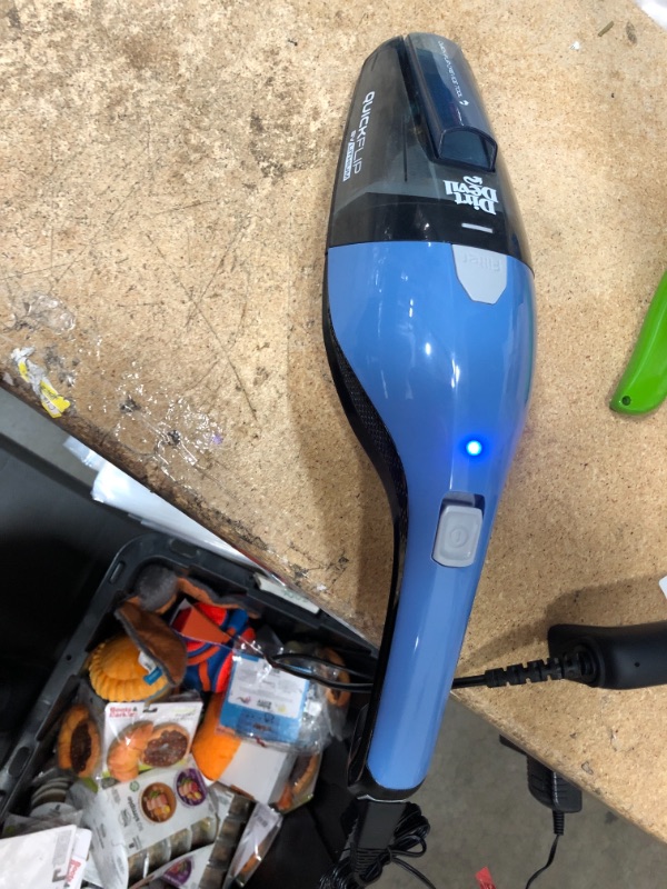 Photo 2 of Dirt Devil Quick Flip 8v Cordless Hand Vacuum - Blue
