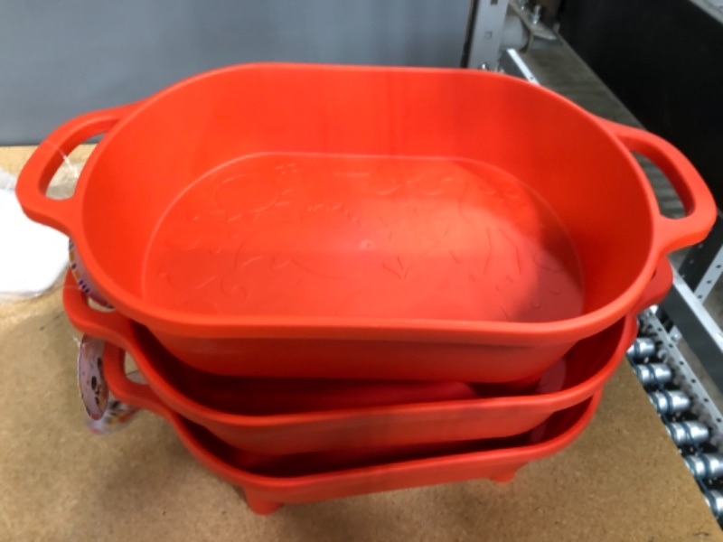 Photo 1 of 3 pack of water table - color red