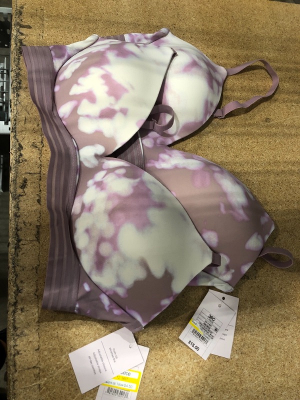 Photo 2 of 2 pack Women's Wirefree Push-up Bra - Auden™ Orchid Leaves 36C
