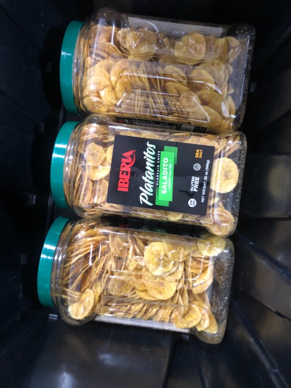 Photo 2 of (JAN 2023) 3 PACK Iberia Saladito Lightly Salted Plantain Chips , 20 Oz.
