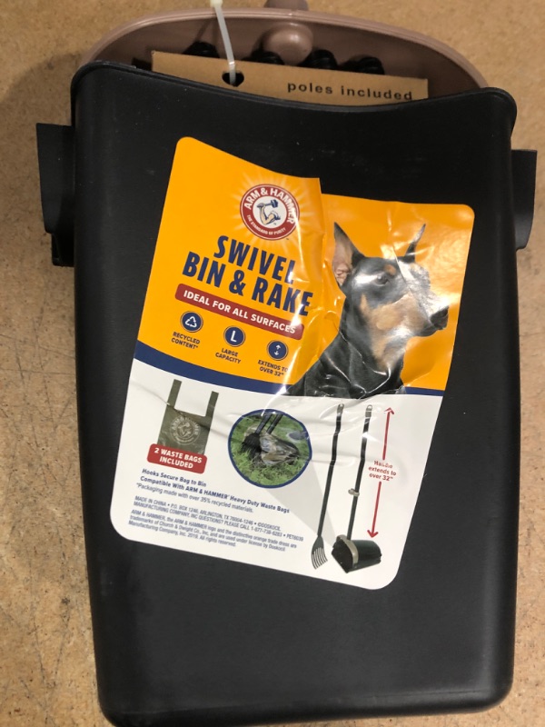 Photo 2 of Arm & Hammer 71034 Dog Waste Pick Up Tool Plastic Black
