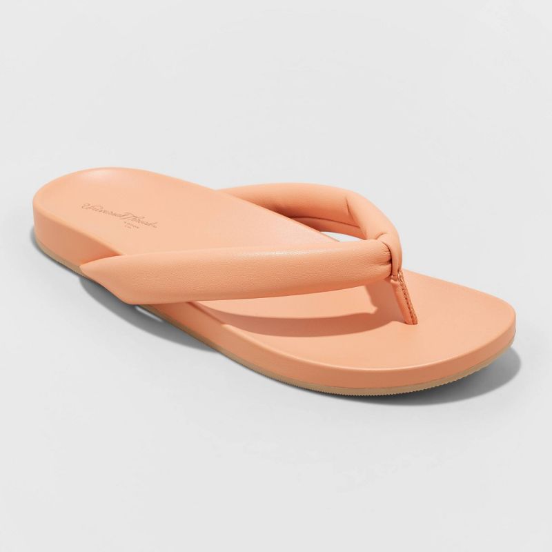 Photo 1 of 
Women's Jewel Padded Flip Flop Sandals - Universal Thread Orange 8
