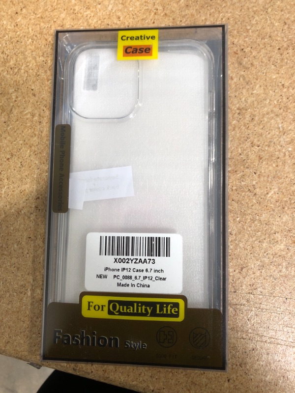 Photo 1 of COOLQO Compatible for iPhone 12 Pro Max Case 6.7 Inch, and [2 x Tempered Glass Screen Protector] Clear 360 Full Body Coverage Silicone Protective 13 ft Shockproof Phone Cover
