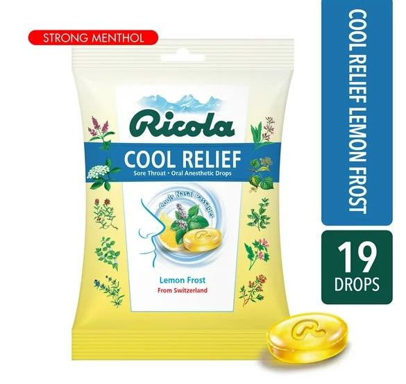 Photo 1 of (X10) Ricola Cool Relief Lemon Frost 19ct
EX: 10/12/2022