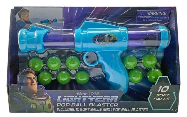 Photo 1 of (X2) Disney Lightyear Pop Toy Ball Blaster

