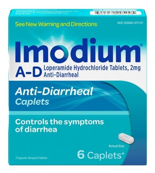 Photo 1 of (X6) Imodium A-D Loperamide Hydrochloride Diarrhea Relief Caplets - 6 ct.
EX: 12/2024