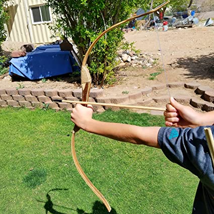 Photo 1 of Adventure Awaits! - Handmade Wooden Bow and Arrow Set - 2Wood Arrow- for Outdoor Play
