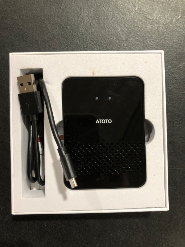 Photo 1 of ATOTO AD3-A Wireless CarPlay Adapter - 2022 Support Online Upgrade Convert Wired into Wireless for Factory Wired CarPlay or Aftermarket Car Stereo, Wireless CarPlay Dongle, Plug & Play, Auto Connect.
