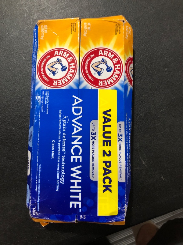 Photo 2 of ARM and HAMMER Advanced White Extreme Whitening Toothpaste, EXP 4/24