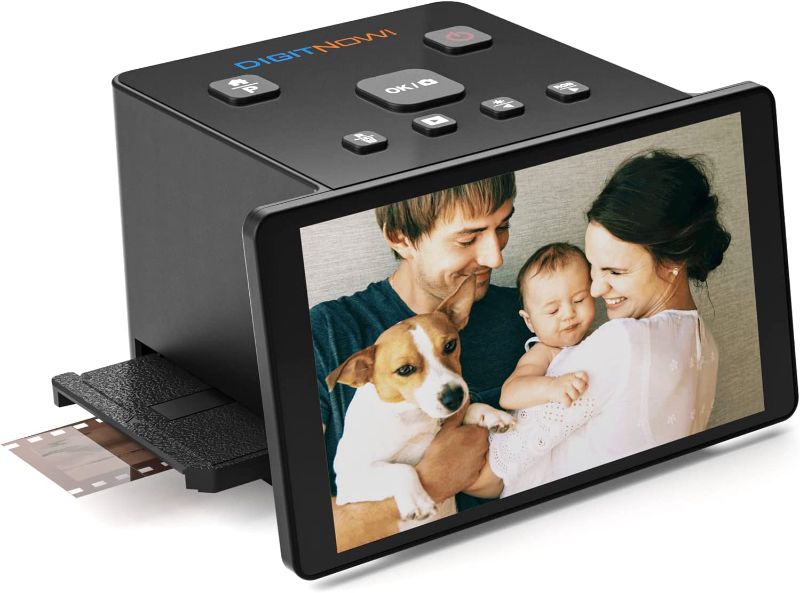 Photo 1 of DIGITNOW 35mm Film Scanner & Slide Viewer with a Large 5” LCD Screen That converts Scanned Color & B&W Negatives 110,135,126 & Super 8 Slides into high-Resolution 22MP JPEG Digital Photos
