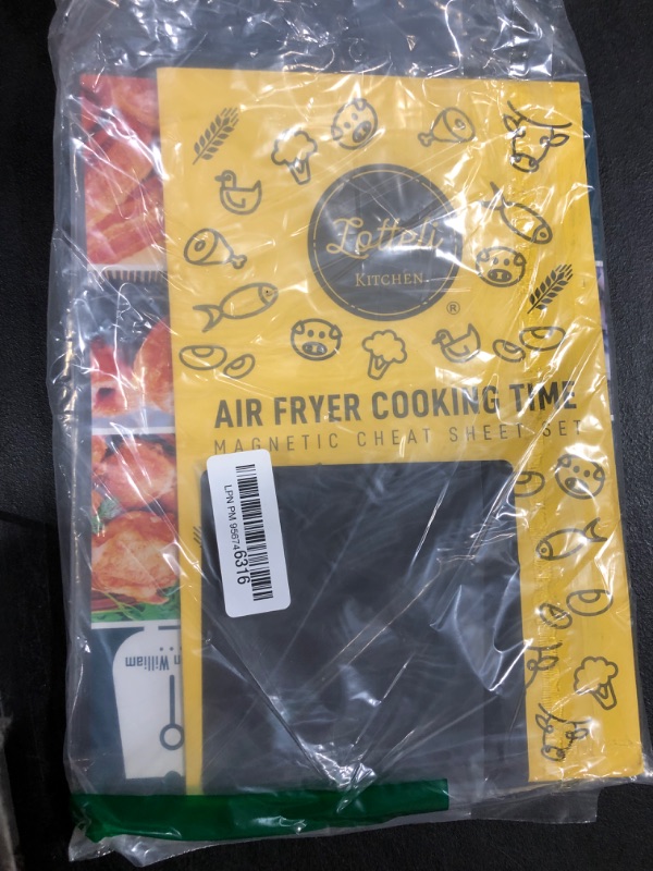 Photo 2 of Air Fryer Magnetic Cheat Sheet Set