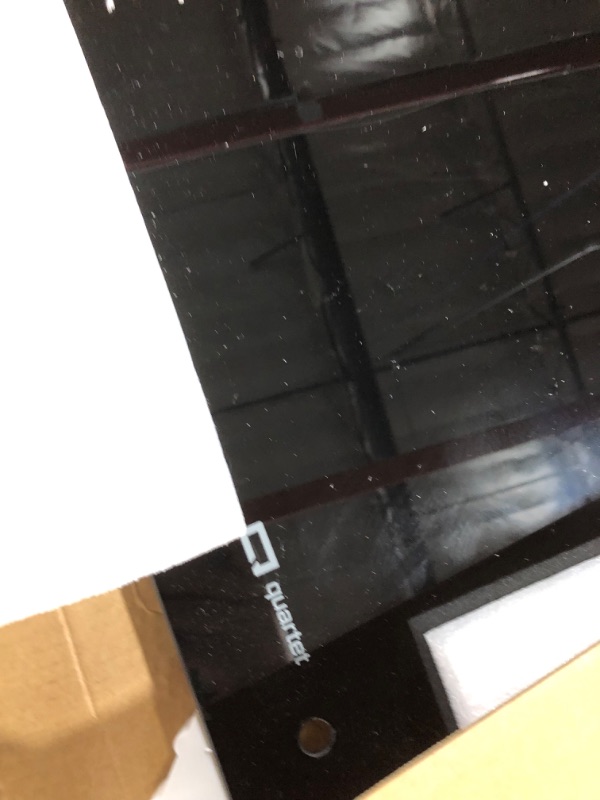 Photo 3 of Quartet Infinity Magnetic Glass Marker Board, 36 X 24, Black