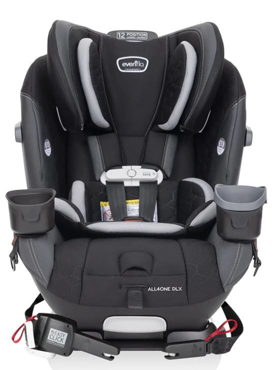 Photo 1 of Evenflo All4One DLX 4-In-1 Convertible Car Seat (Kingsley Black)
