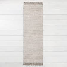 Photo 1 of 2 FOOT 4 INCHES X 7 FEET Bleached Jute Fringe Rug - Hearth & Hand™ with Magnolia

