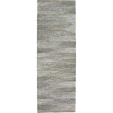 Photo 1 of 2'4"x7' Runner Woven Rug Gray - Threshold