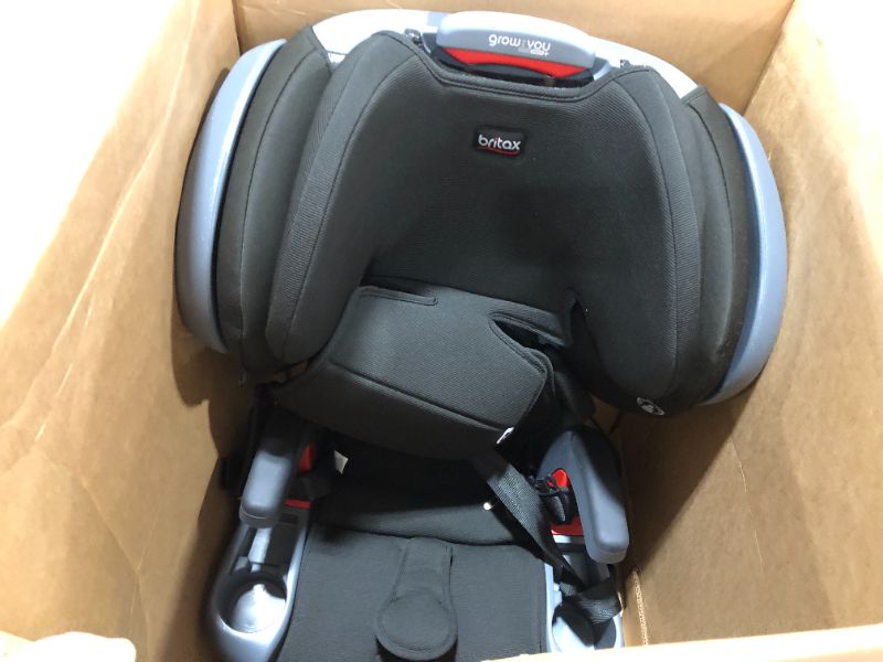 Photo 2 of Britax Grow with You ClickTight Plus Harness-2-Booster Car Seat, Jet Safewash Fabric
