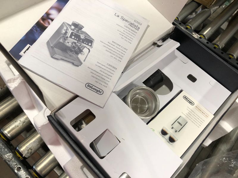 Photo 1 of De'Longhi La Specialista Espresso Machine with Sensor Grinder, Dual Heating System, Advanced Latte System & Hot Water Spout for Americano Coffee or Tea, Stainless Steel, EC9335M
