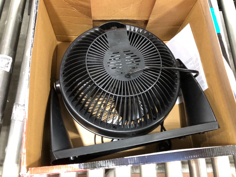 Photo 2 of 12 in. 3 Speed Whole Room Circulator Floor Fan