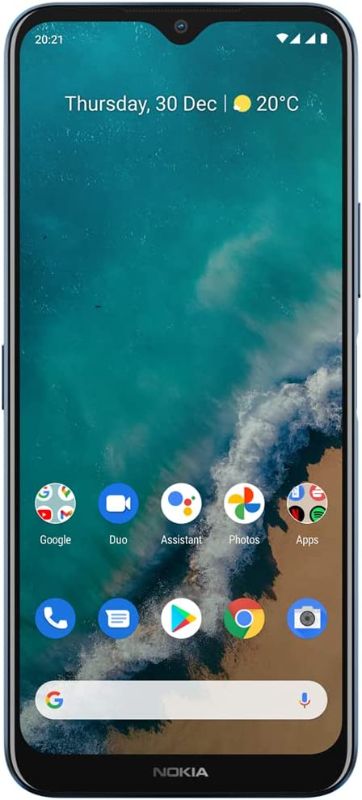 Photo 1 of Nokia G50 5G | Android 11 | Unlocked Smartphone | US Version | 4/128GB | 6.82-Inch Screen | 48MP Triple Camera | Ocean Blue
