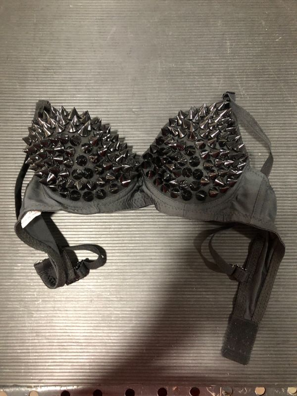 Photo 2 of Alivila.Y Fashion Metallic Spike Punk Goth Bra Clubwear
Size 34/75