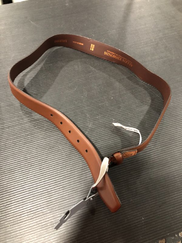 Photo 2 of Allen Edmonds Glass Avenue Leather Belt in Coffee at Nordstrom, Size 32
