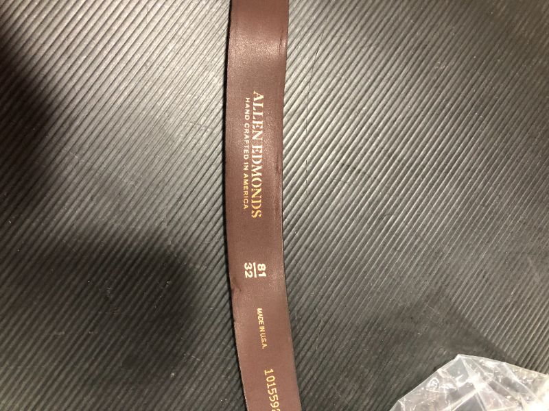 Photo 3 of Allen Edmonds Glass Avenue Leather Belt in Coffee at Nordstrom, Size 32
