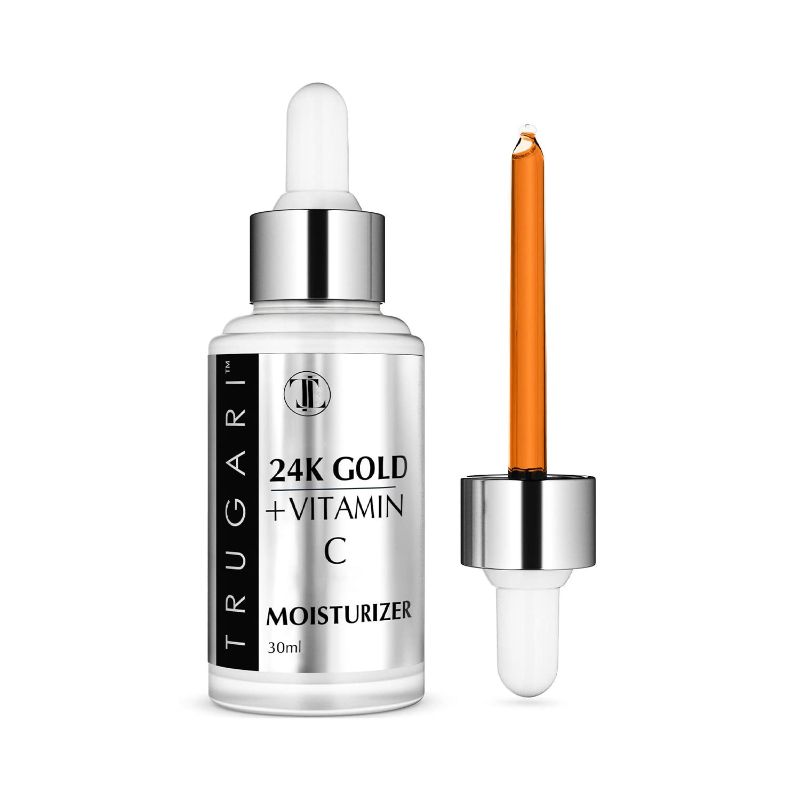 Photo 1 of 24K Gold + Vitamin C + E + B + Orange Extract - Advanced Moisturizer Face Serum - Pure Bio-Active Natural Anti Aging Moisturizer - Anti Wrinkle Facial Serum - Moisturizing Lifting Firming Anti-Aging Skin Repair
