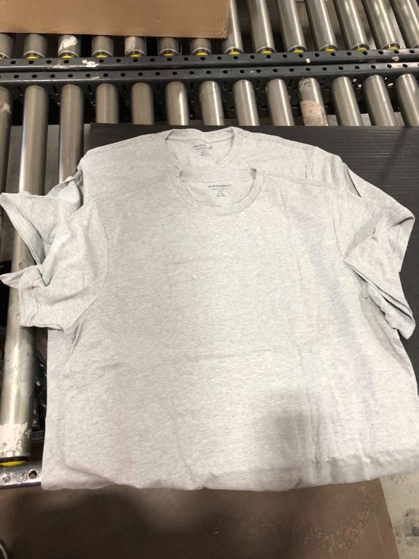 Photo 2 of Amazon Essentials Men's 2-Pack Crewneck T-Shirts
Size XXL