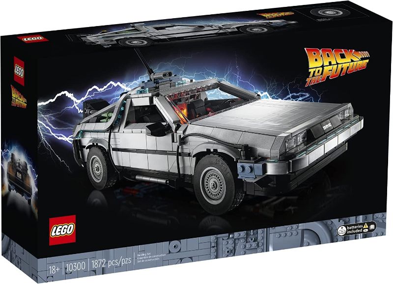 Photo 1 of LEGO 10300 Back to The Future Time Machine,Building 1 of 3 Versions of The time-Traveling car(1872 Pieces)
