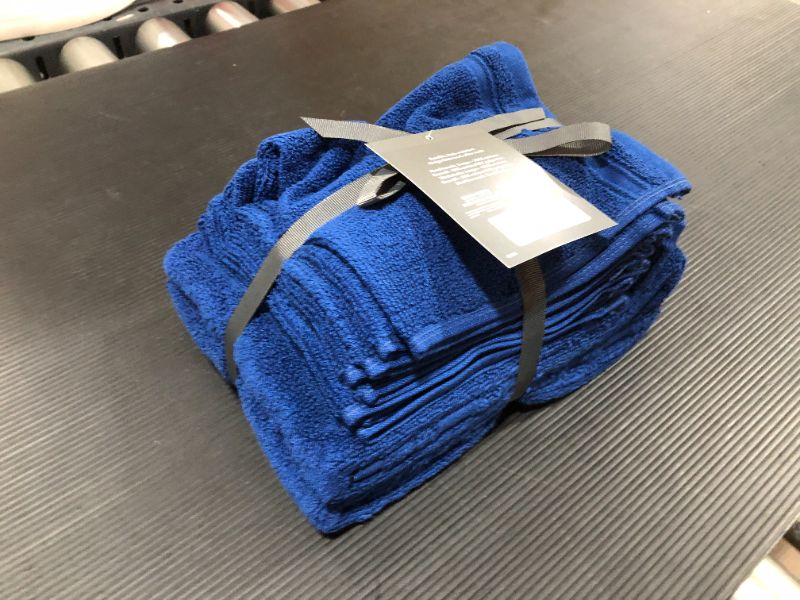 Photo 2 of 6pc Performance Towel Set Blue - Threshold™