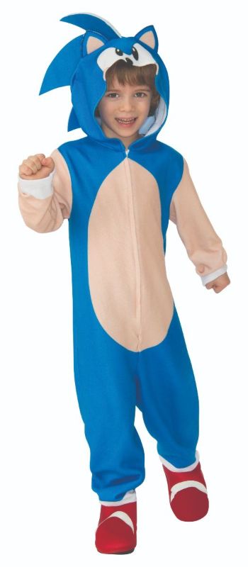 Photo 1 of Boy's Sonic the Hedgehog Hooded Costume, Size Small (3-4 years)