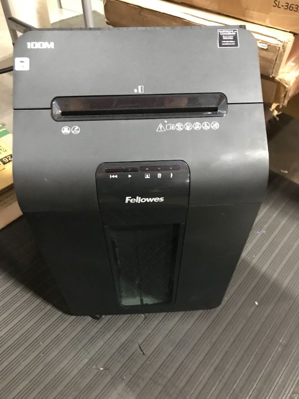 Photo 2 of Fellowes AutoMax 100M Auto-Feed Micro Cross Cut Paper Shredder
