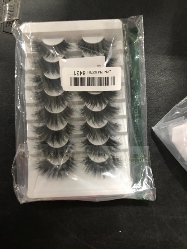 Photo 1 of GMAGICTOBO False Eyelashes Fluffy Wispy False Lashes Dramatic Faux 3D Mink Lashes Thick Volume Long Soft Strip Eye Lashes Pack 8 Pairs
