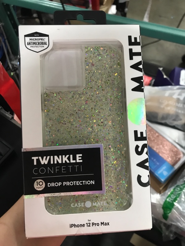 Photo 2 of Case-Mate Twinkle Case for Apple iPhone 12 Pro Max - Confetti