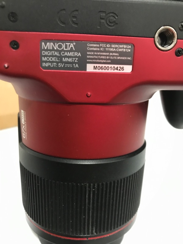 Photo 4 of Minolta Mn67z-r MN67Z 20.0-Megapixel 1080p Full HD 67x Optical Zoom Wi-Fi Bridge Camera (Red)