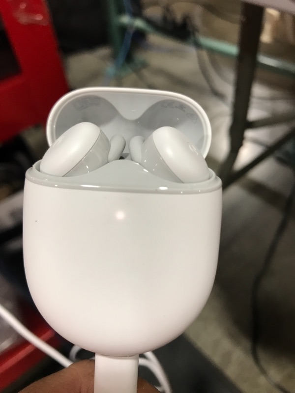Photo 2 of Google Pixel Buds A-Series - Wireless Earbuds - Headphones with Bluetooth - Clearly White