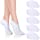 Photo 1 of 4 Pairs Moisturizing Socks Overnight Spa Socks for Dry Feet, Moisture Enhancing Socks, Cosmetic Moisturizing Socks for Women and Men, White