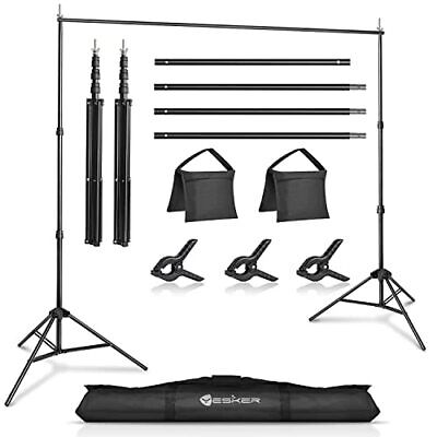 Photo 1 of Yesker Photo Video Studio 10ft Adjustable Backdrop Stand Background Support S...
