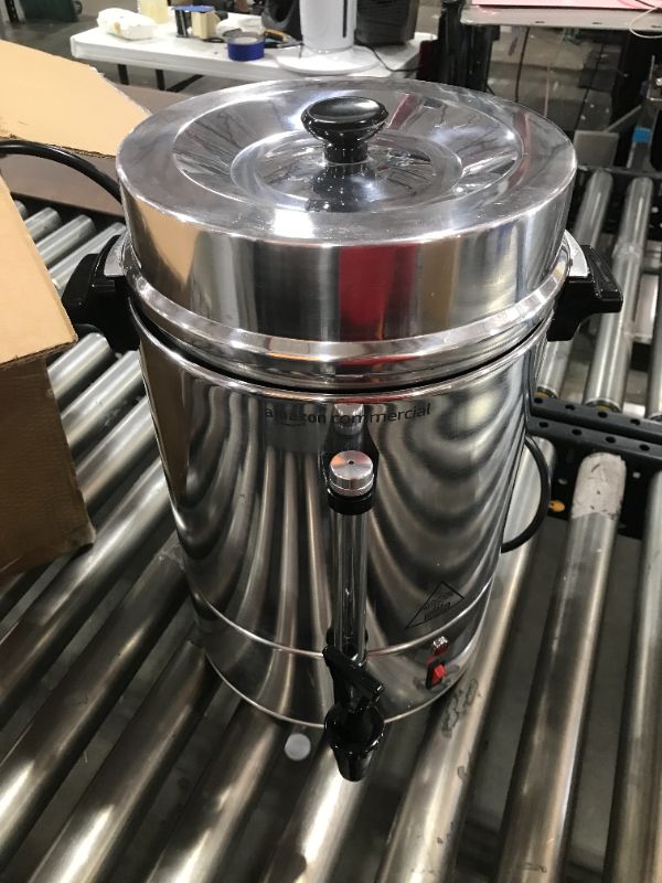 Photo 2 of AmazonCommercial Coffee Urn - Aluminum, 60 Cup/9 Liter
