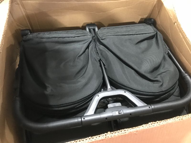 Photo 1 of Mompush Lithe Double Stroller Side by Side For Growing Families - Cozy Compact Twin Stroller - Travel Ready Side by Side Stroller for Memorable Outings - Lightweight Double Stroller Infant and Toddler
